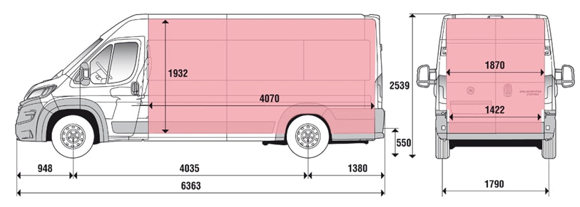 Peugeot Boxer L4H2 2017 – Dostavno vozilo / Najam